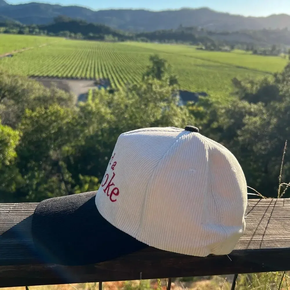 I Need a Diet Coke Corduroy Trucker Hat Embroidered Mesh Snapback Cap